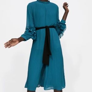 Zara Basic Pleated Jumpsuit